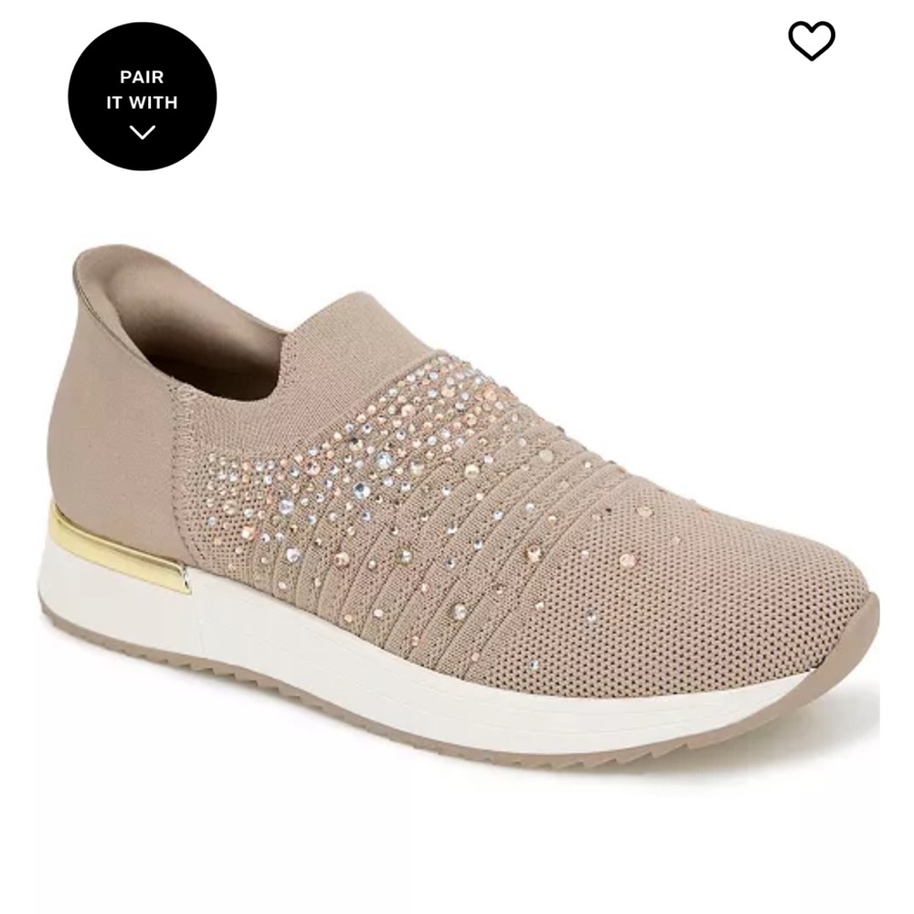 Kenneth Cole Reaction Women's Cameron EZ On Jewel Sneakers in Irish Cream